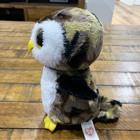 3/$18 | Ty Beanie Boos | Owliver the camo owl stuffed animal - Picture 2 of 8